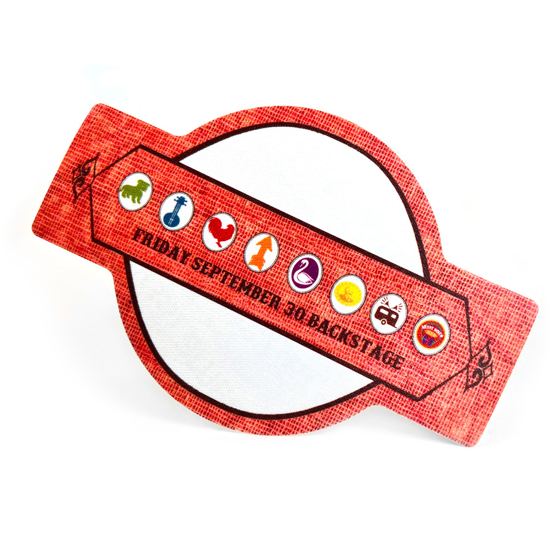 Custom Satin Stickie Passes